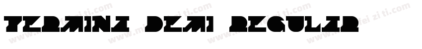 Termina Demi Regular字体转换
